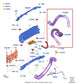 18-21 Ford Expedition Max XLT Air Duct Turbochanger Intercooler Hose Set *ReaD* - Alshned Auto Parts