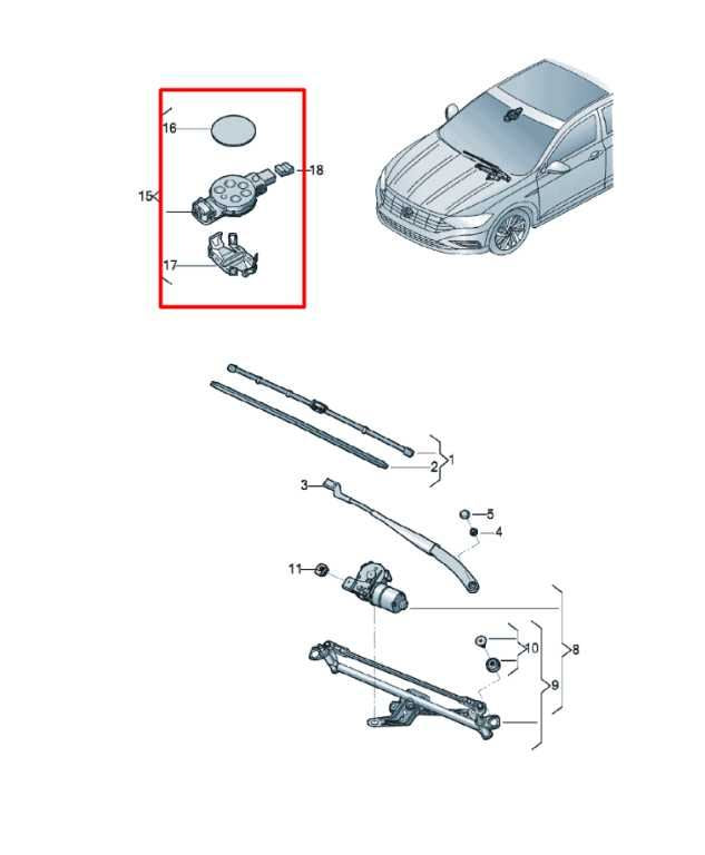 2020-2025 Volkswagen Jetta SE 1.5L FWD Front Windshield Rain and Humidity Sensor - Alshned Auto Parts