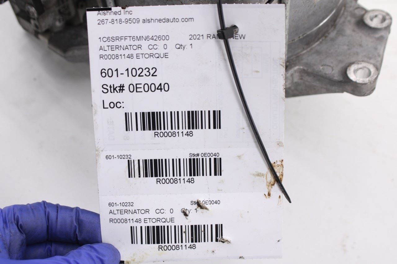 2019-24 RAM 1500 Big Horn 5.7L eTorque Alternator Engine Generator 05192368AK14