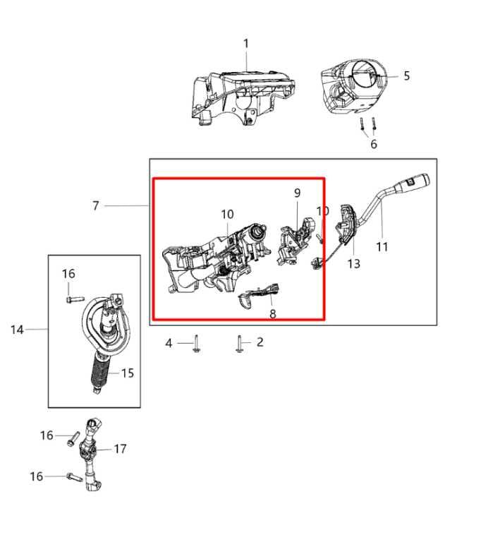 2013-18 Ram 2500 Tradesman Crew Cab 6.4L Steering Column Assembly 68262519AC OEM - Alshned Auto Parts