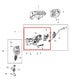 2013-18 Ram 2500 Tradesman Crew Cab 6.4L Steering Column Assembly 68262519AC OEM - Alshned Auto Parts