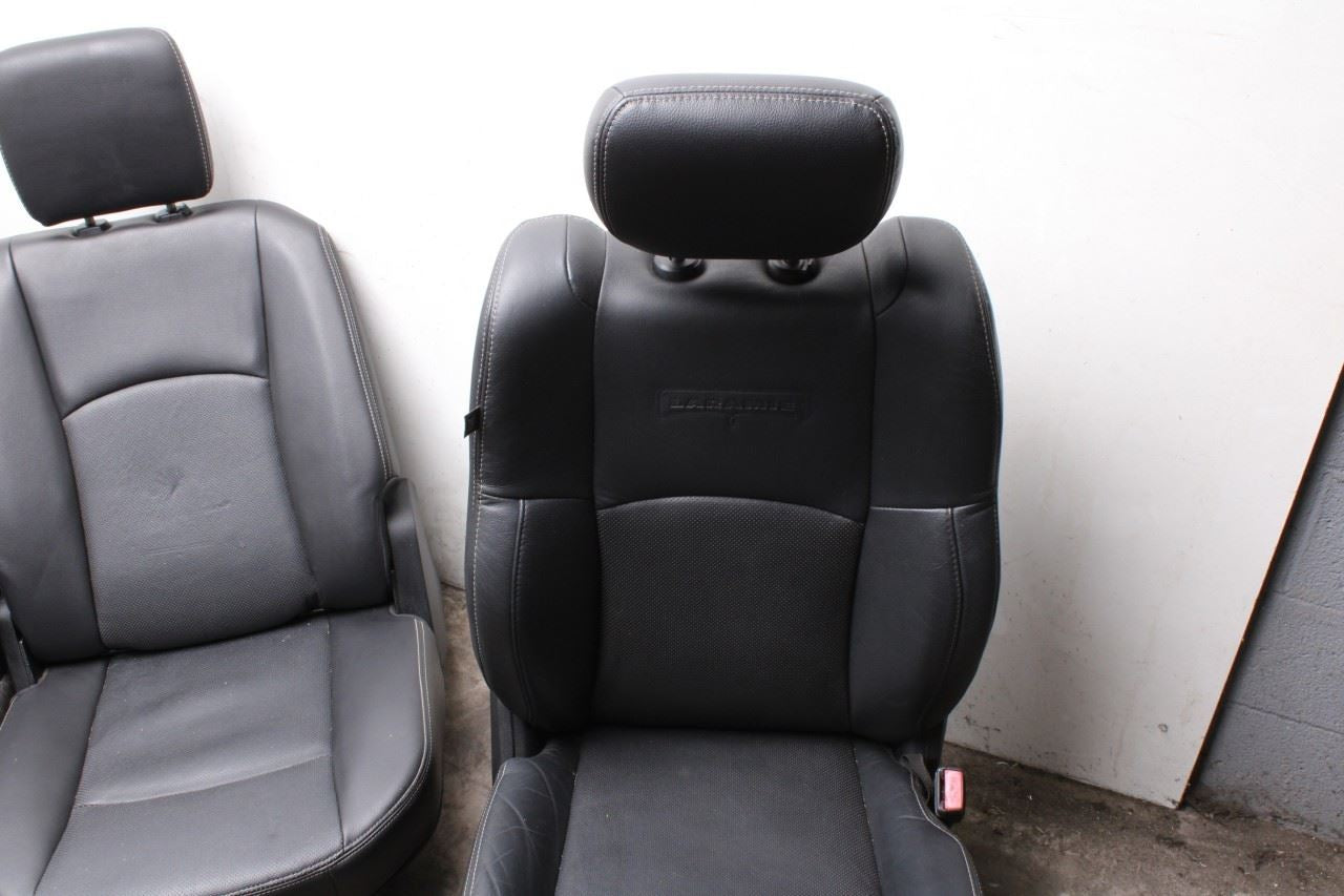 13-17 Ram 1500 Laramie Crew Cab Front and Rear 2nd Row Seat Full Complete *ReaD* - Alshned Auto Parts