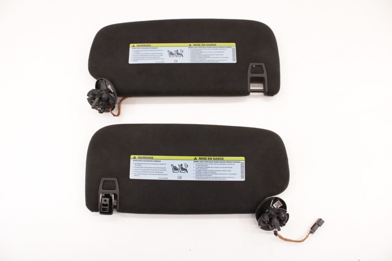 14-21 Jeep Grand Cherokee Summit Front RH LH Sun Visor Set w/ Illuminated Mirror - Alshned Auto Parts