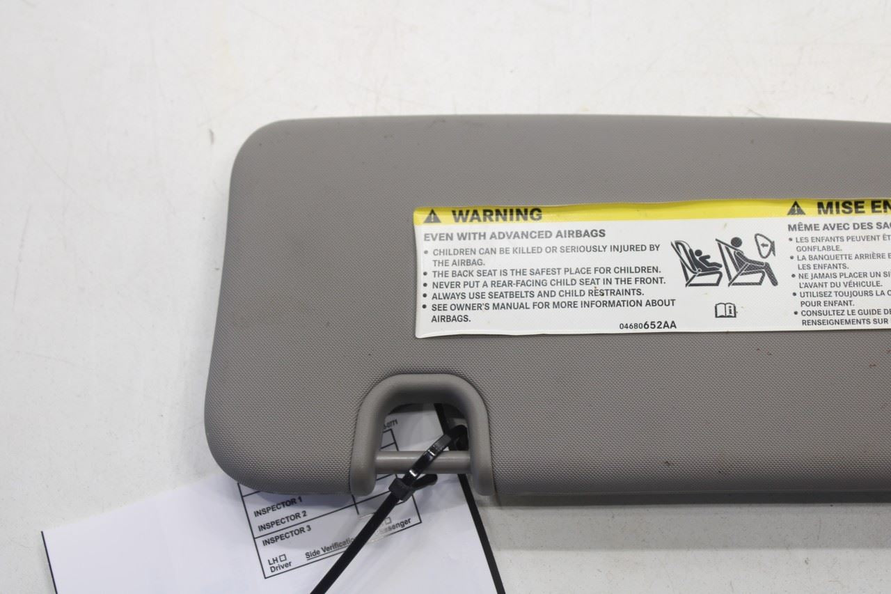 17-22 Alfa Romeo Giulia Ti 2.0L Front Right Side Sun Visor w/ Illuminated Mirror - Alshned Auto Parts