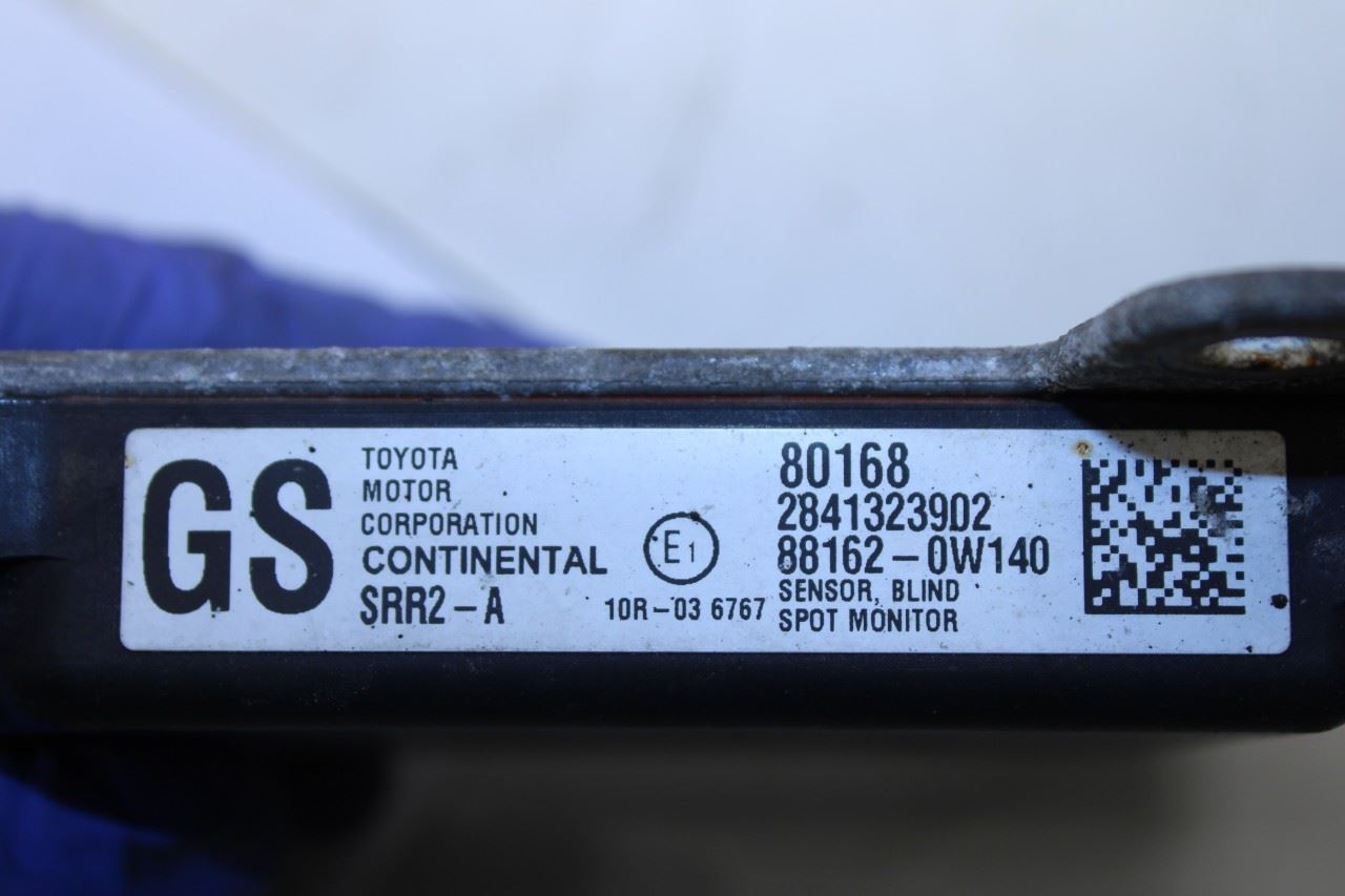 2013-2015 Lexus GS350 RR RH Blind Spot Detection Radar Sensor Module 88162-0W140 - Alshned Auto Parts
