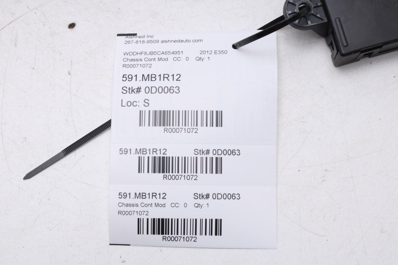 2010-2016 Mercedes-Benz E350 Sport 4MATIC Rear Right Side Door Control Module - Alshned Auto Parts