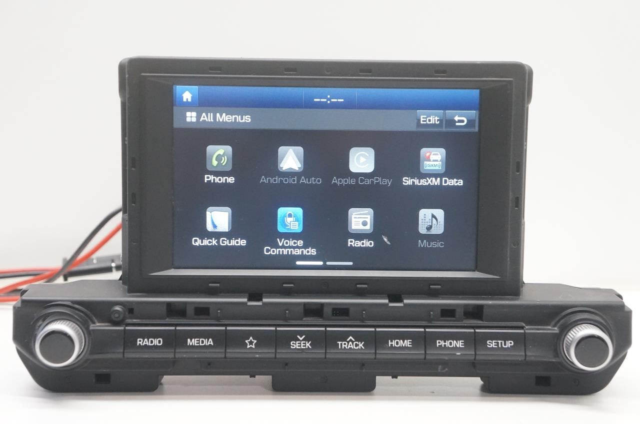 19-20 Hyundai Elantra Radio Faceplate Control w/ Receiver and 7'' Display *ReaD* - Alshned Auto Parts