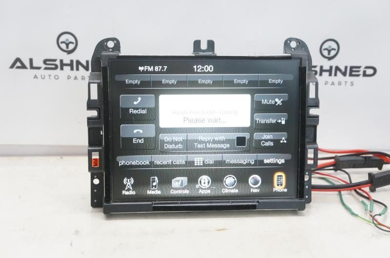 2015 Dodge Durango 8.4'' Display Uconnect Navi Radio Receiver 68164641AH *ReaD* - Alshned Auto Parts