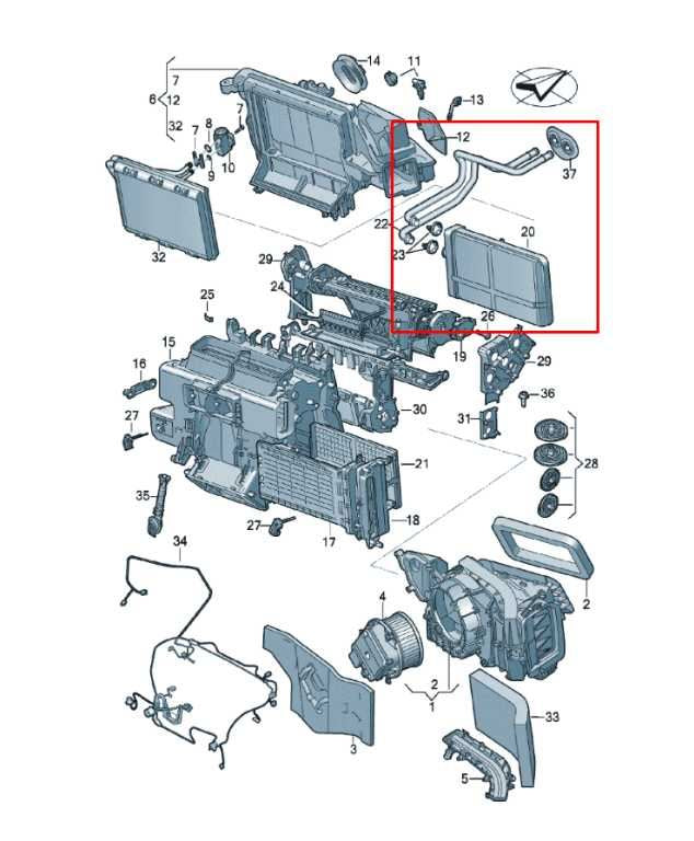 18-25 Audi S5 Premium 3.0L HVAC Heater Evaporator Core and Tube Pipe 8B3820037A - Alshned Auto Parts