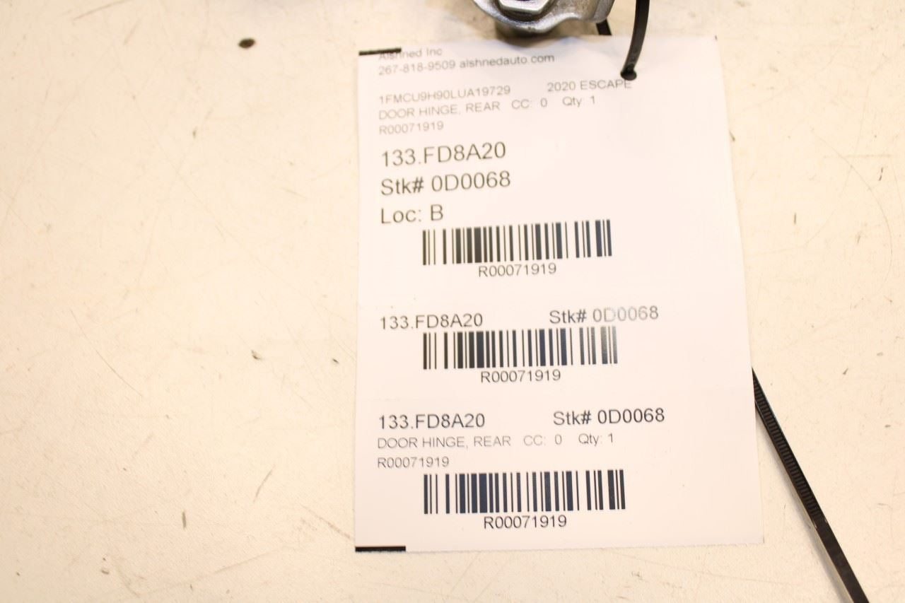 2020-25 Ford Escape SEL Rear Left Door Hinge Upper and Lower Pair H1BZ-5826801-A - Alshned Auto Parts