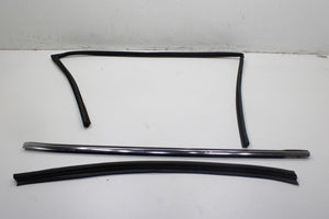 17-22 Nissan Rogue Sport SL AWD FR LH Door Run Channel Belt Outer Inner Molding