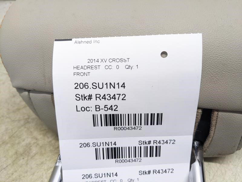 2013-15 Subaru XV Crosstrek FR Right/Left Seat Headrest Leather 64061FJ090WJ OEM - Alshned Auto Parts