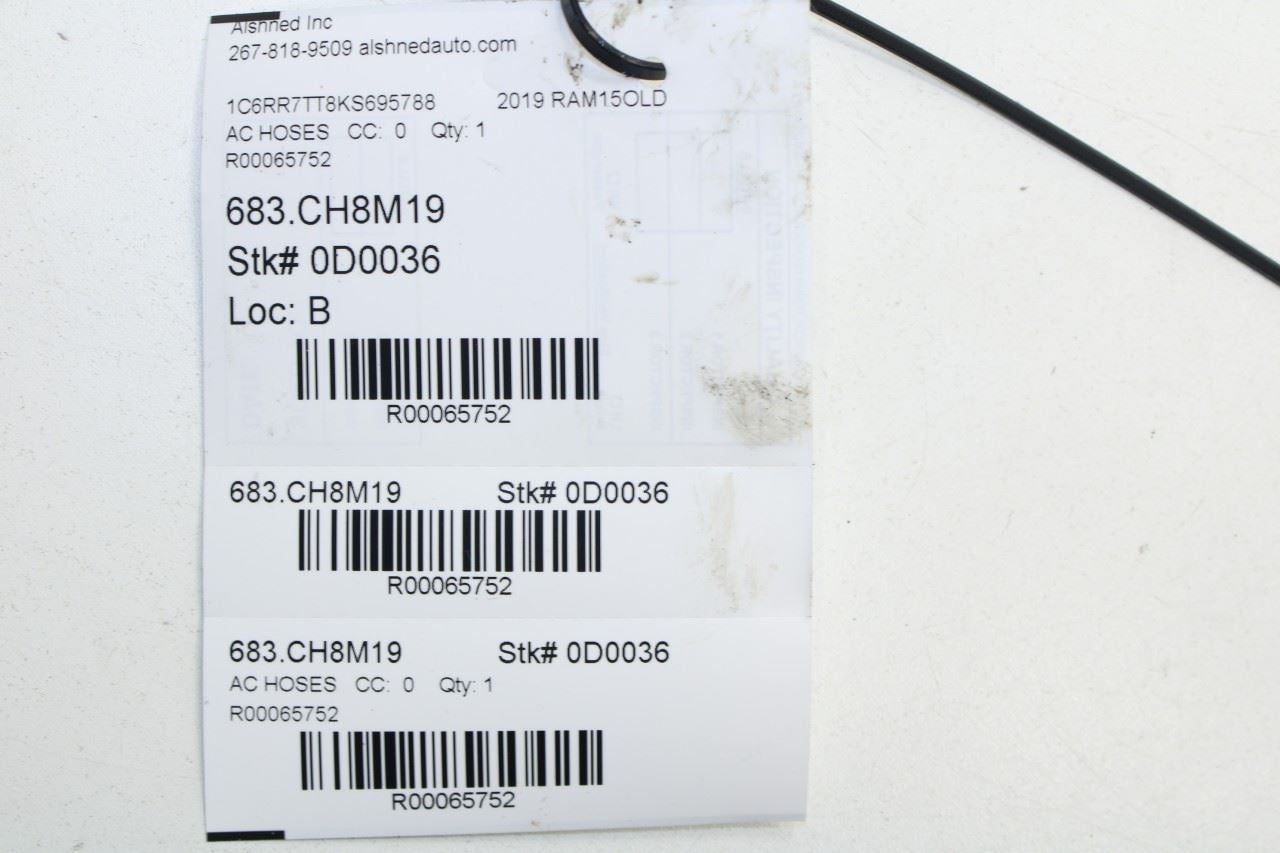 2019-24 Ram 1500 Classic Crew Cab AC Discharge w/ Condenser Jumper Line Hose Set - Alshned Auto Parts