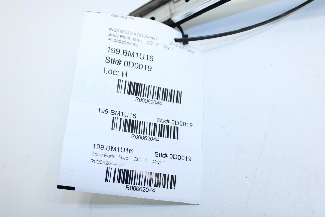 2015-16 BMW 435i Gran Coupe xDrive Left Side Upper Door Reveal Molding Finisher - Alshned Auto Parts