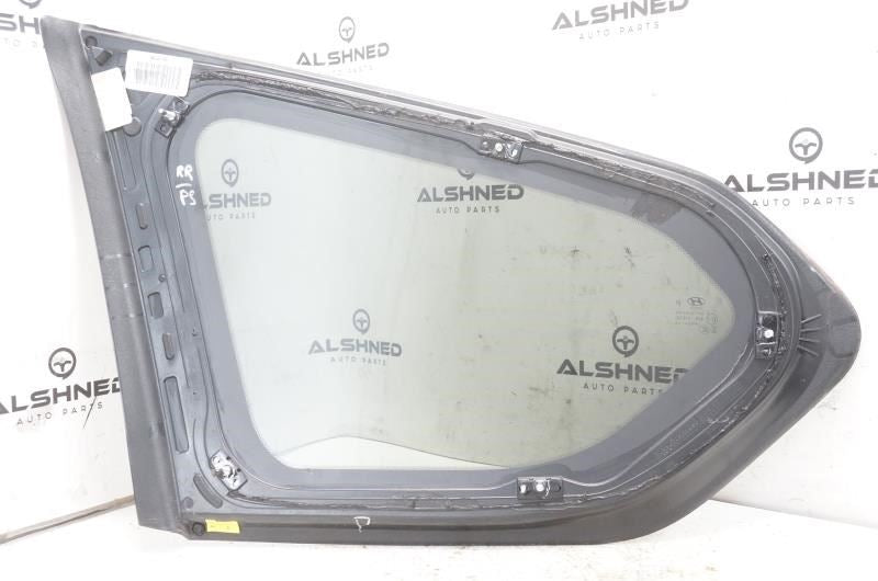 2019-2023 Hyundai Santa Fe Rear Right Side Quarter Window Glass 87820-S1100 OEM - Alshned Auto Parts