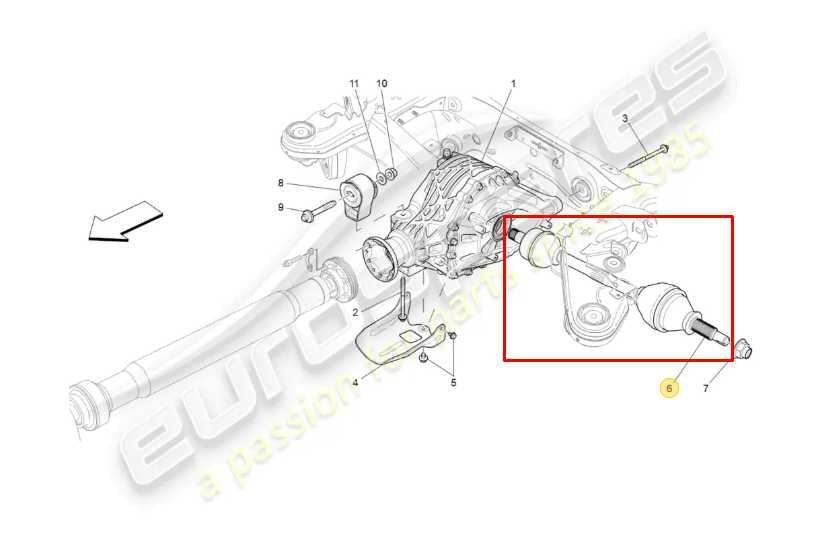 2017-2021 Maserati Ghibli RWD Rear Right Side CV Axle Drive Half Shaft 670035263 - Alshned Auto Parts