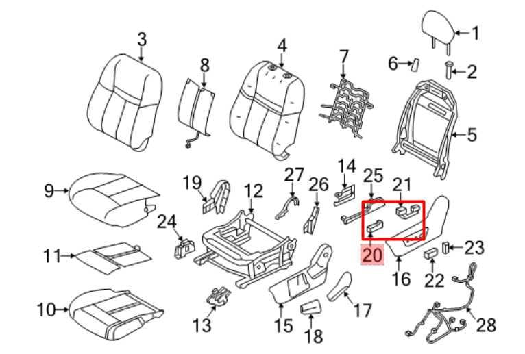 17-22 Nissan Rogue Sport SL Front LH Side Seat Adjustment and Lumbar Switch Set - Alshned Auto Parts