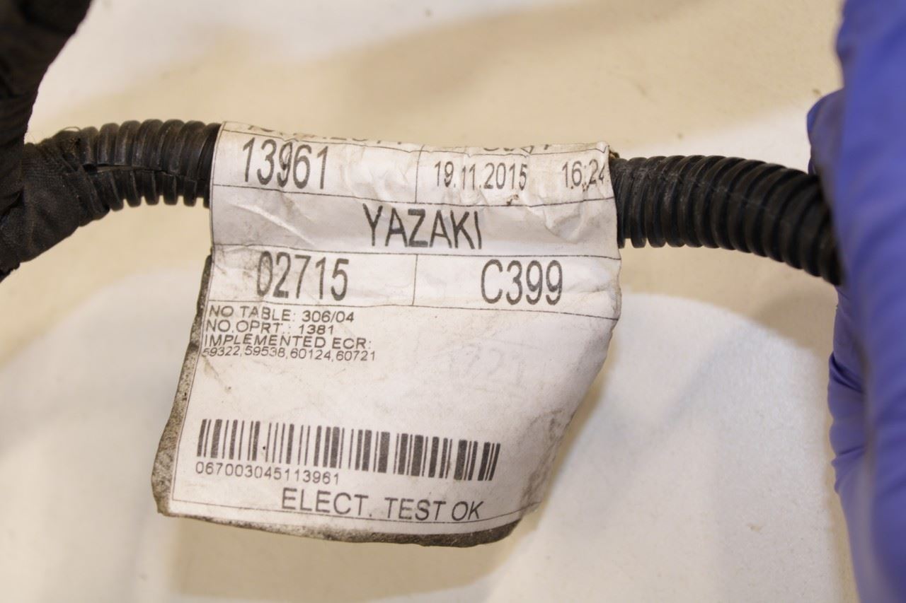 14-16 Maserati Ghibli S Q4 3L AWD Under Hood Engine Wire Harness 670030451 *ReaD - Alshned Auto Parts