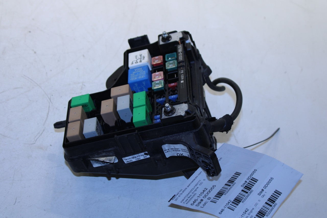 2011-14 Hyundai Veloster 1.6L FWD Engine Bay Fuse Relay Junction Box 91207-2V375 - Alshned Auto Parts