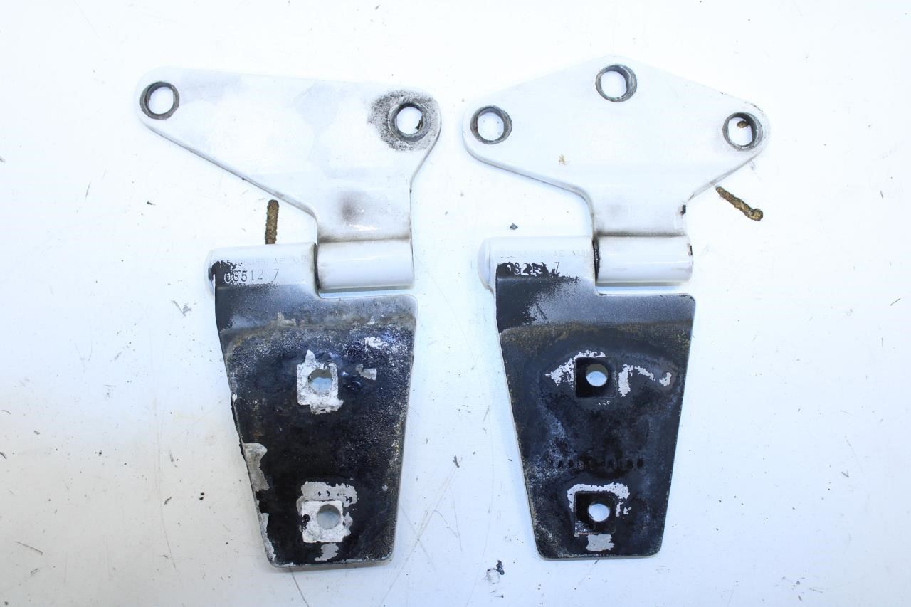 07-18 Jeep Wrangler Rear Left Door Hinge Upper and Lower w/ Bolts 55395393AE OEM - Alshned Auto Parts