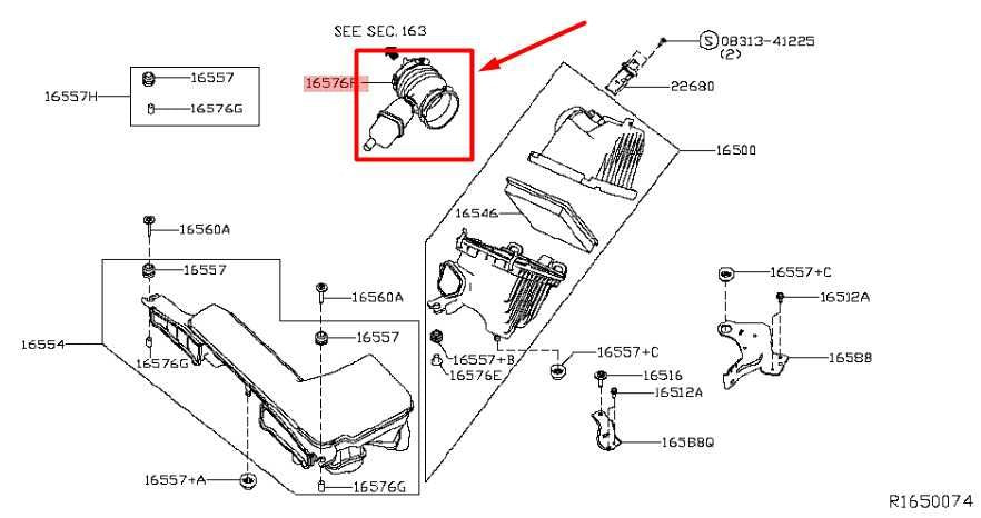 2019-2020 Infiniti QX60 Air Intake Cleaner Intake Duct Tube 16576-6KA0A OEM - Alshned Auto Parts