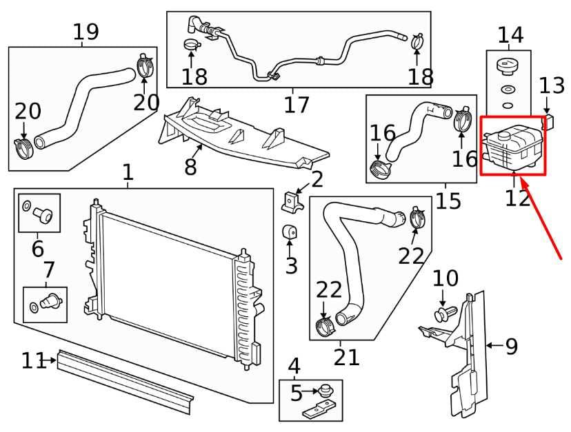 2012-2017 Buick Verano Radiator Coolant Reservoir Bottle 13465094 OEM - Alshned Auto Parts