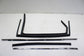 2019-20 Kia Sorento LX Rear Left Door Run Channel Outer Inner Belt Weatherstrip - Alshned Auto Parts