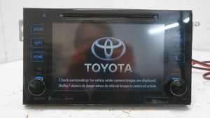 16-19 Toyota Prius Panasonic Navi Radio Faceplate Control w Receiver and Display