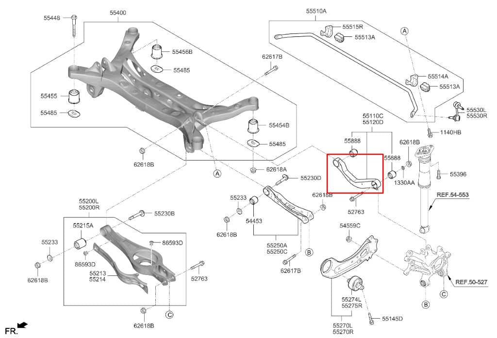 16-20 Kia Optima LX FWD Rear Right Passenger Side Upper Control Arm 55120-C2100 - Alshned Auto Parts