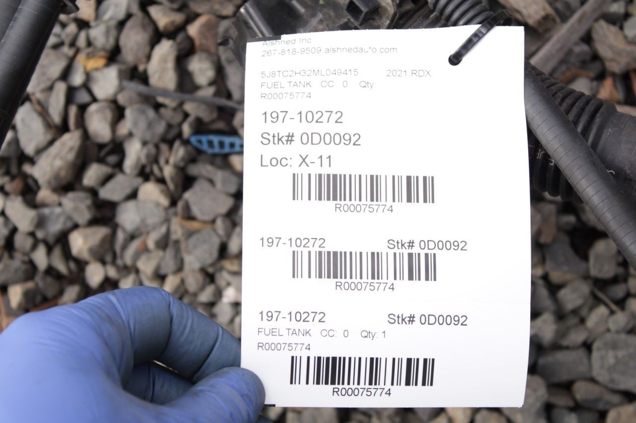 2019-2025 Acura RDX SH-AWD 2.0L Fuel Gas Tank 17.1 US Gallons 17044-TJB-A03 OEM - Alshned Auto Parts