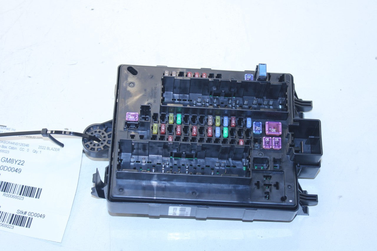 2019-24 Chevrolet Blazer 2LT 2.0L Rear Trunk Fuse Relay Junction Block 84412832 - Alshned Auto Parts