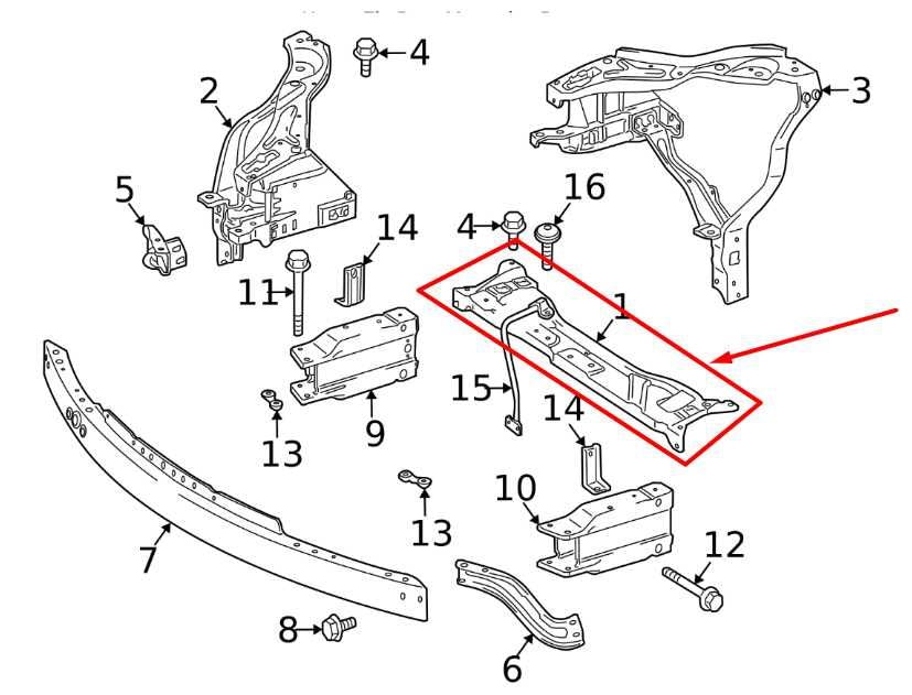 2010-2016 Mercedes-Benz E350 4Matic Front Radiator Support Tie Bar 212-620-11-00 - Alshned Auto Parts