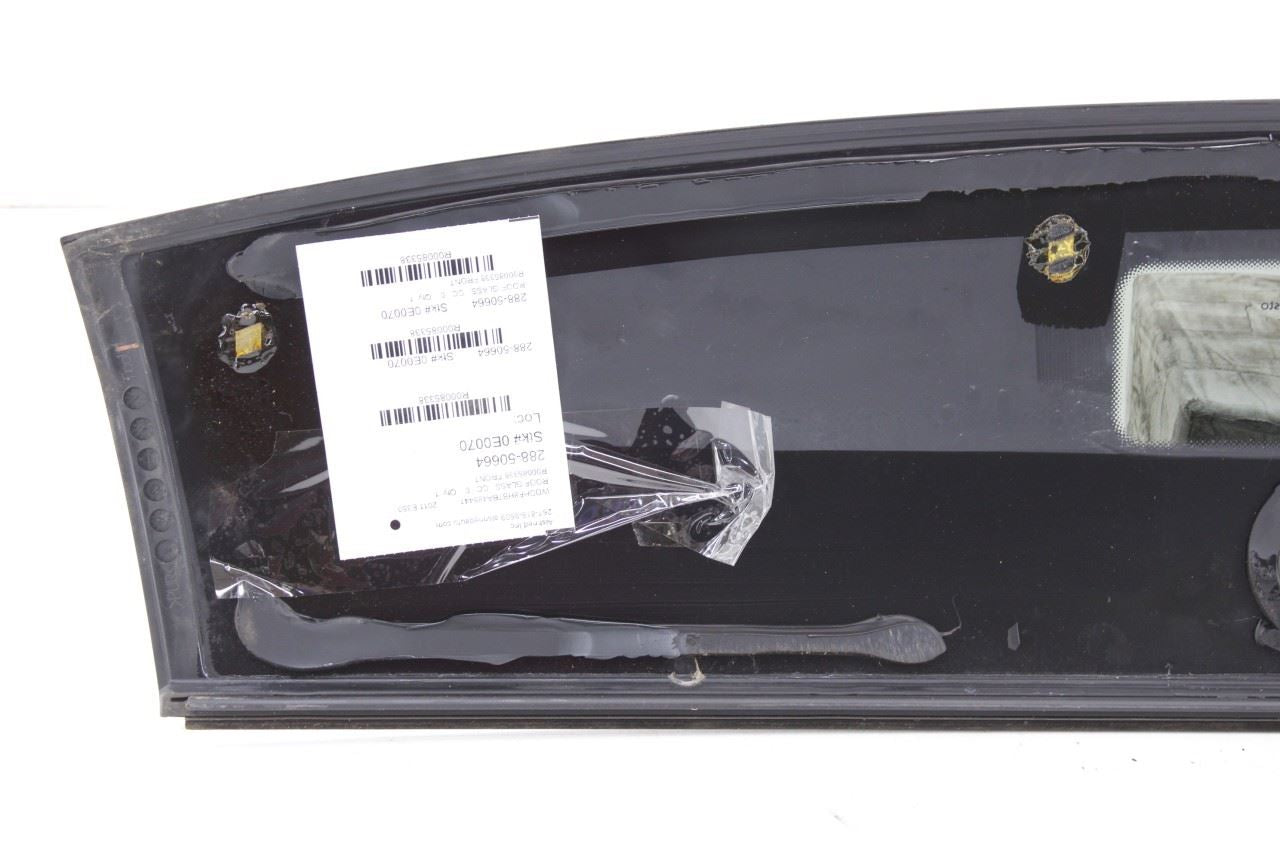 2010-16 Mercedes-Benz E350 4Matic Roof Window Front Panel Fixed Glass 21278011216
