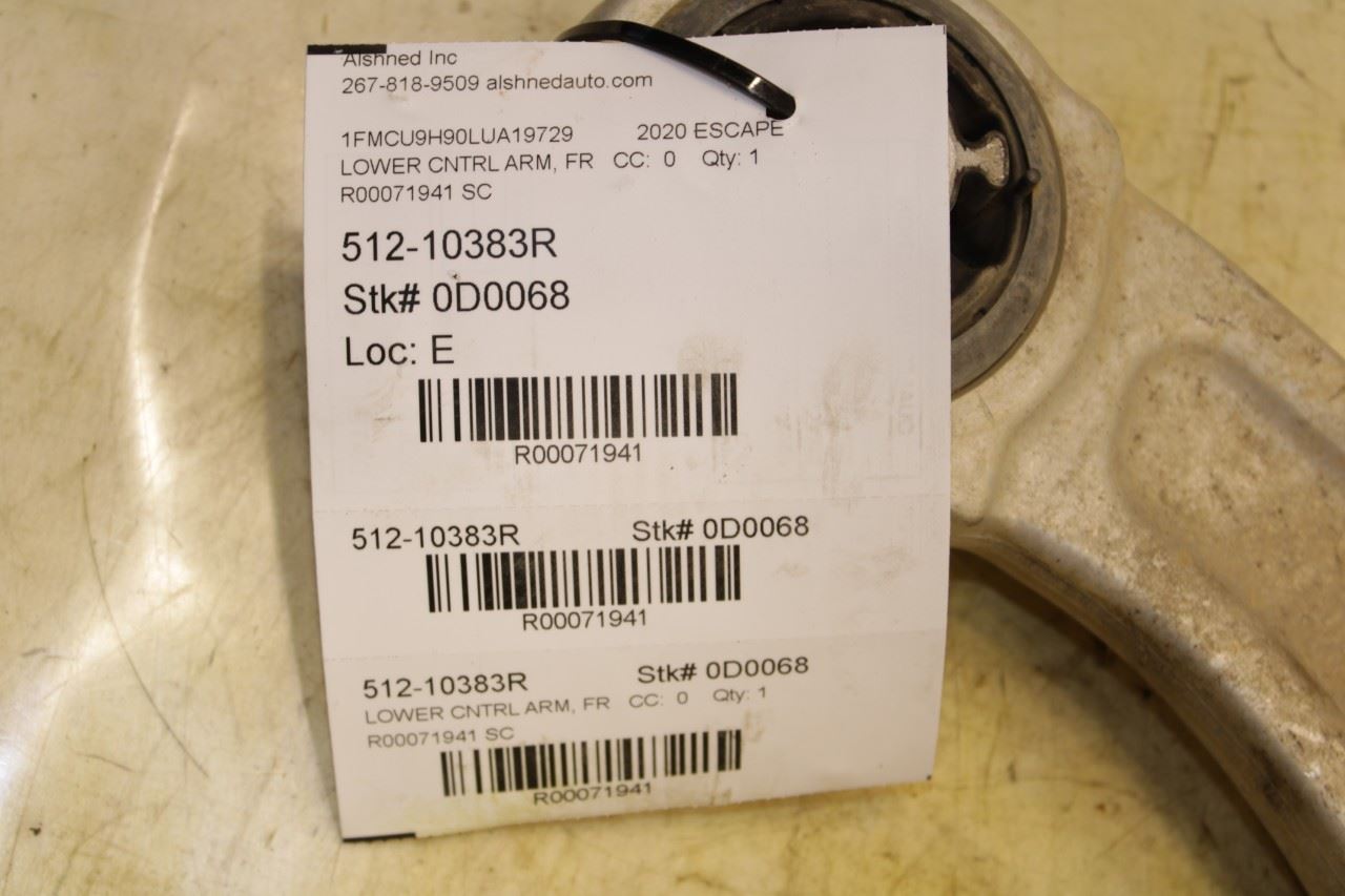 2020-2025 Ford Escape SEL AWD Front Right Lower Control Arm LX61-3A423-ANA OEM - Alshned Auto Parts