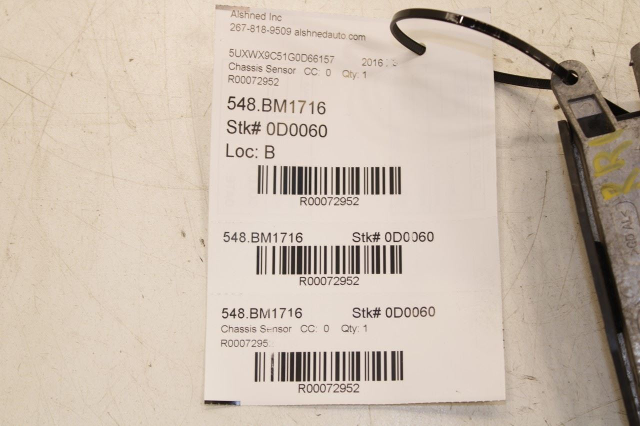 11-2017 BMW X3 xDrive28i Rear Left Side Blind Spot Detection Radar Sensor Module - Alshned Auto Parts