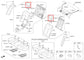 16-20 Kia Optima EX 2.4L FWD Rear Right and Left Side 2nd Row Seat Headrest Set - Alshned Auto Parts