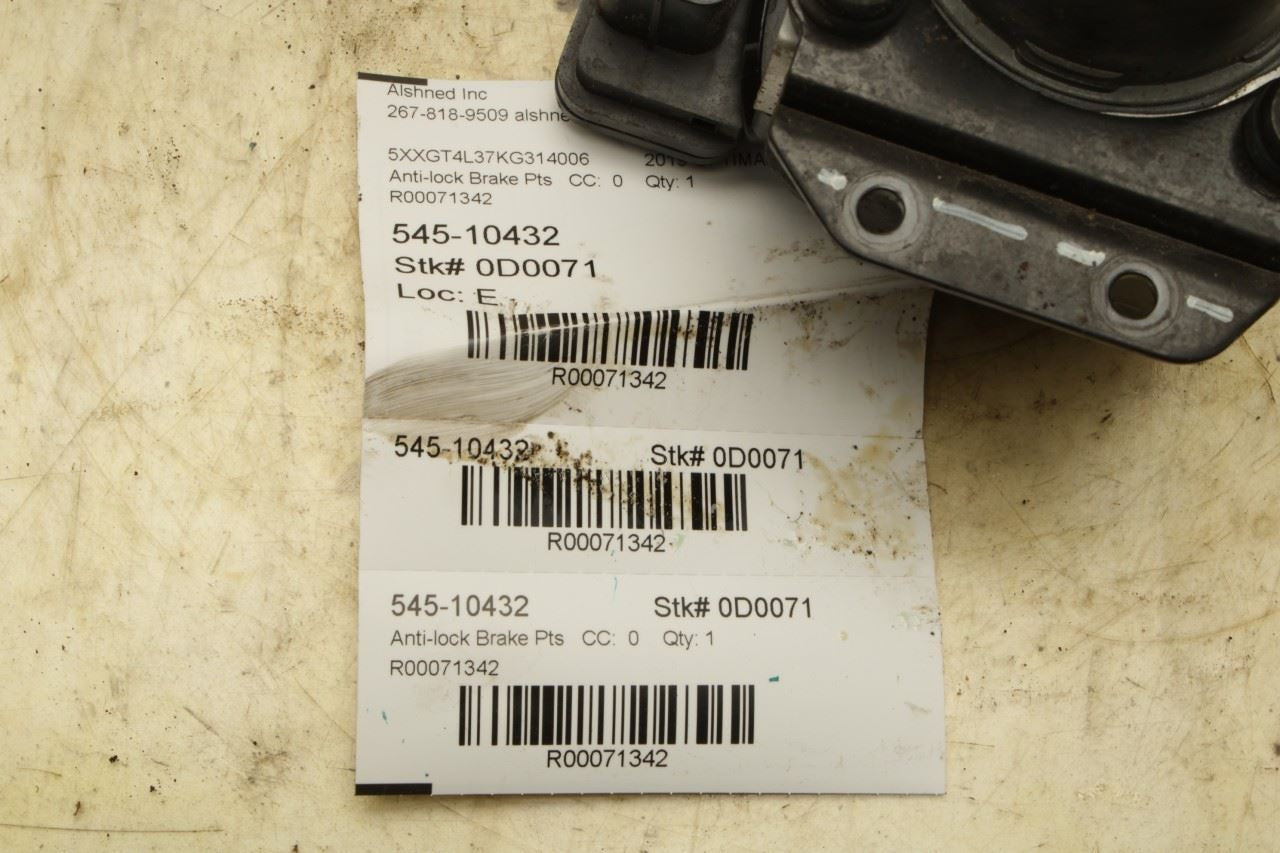 19-20 Kia Optima LX 2.4L ABS Anti Lock Brake Pump Control Module 58900-D5260 OEM - Alshned Auto Parts