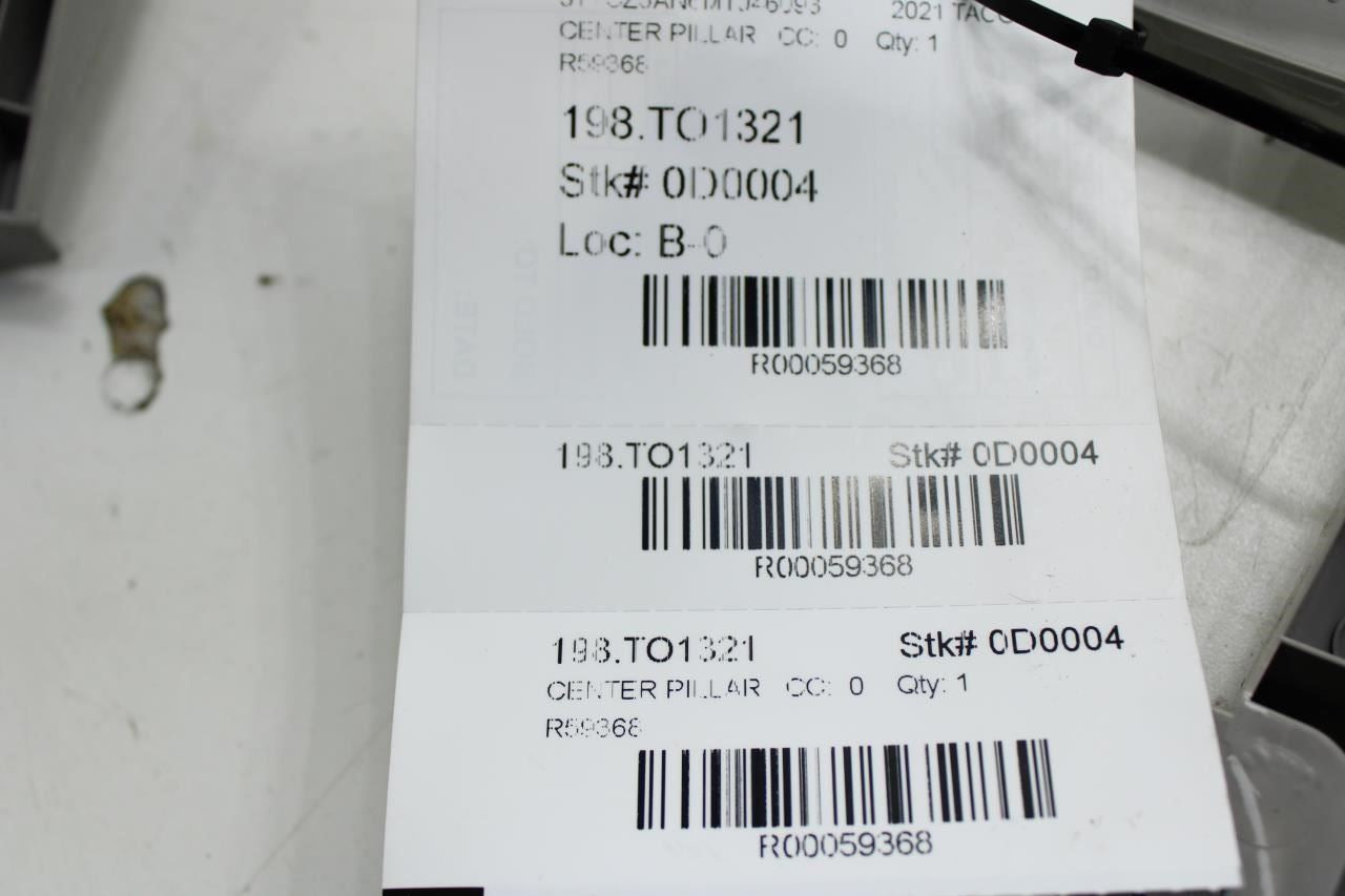 2015-23 Toyota Tacoma RH and LH Center B-Pillar Upper Trim Cover 62411-04050-B1 - Alshned Auto Parts