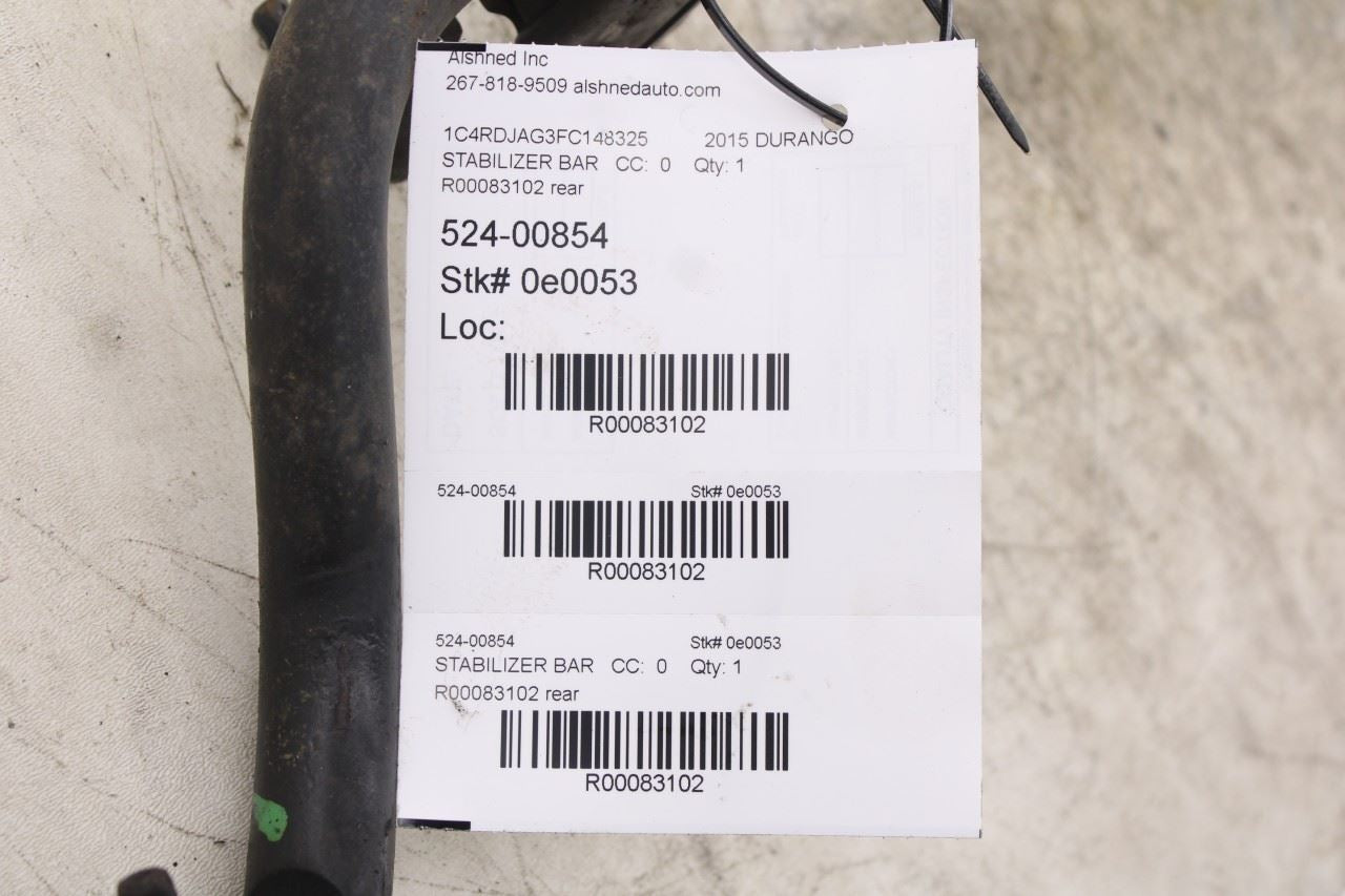 2011-15 Dodge Durango SXT AWD Rear Stabilizer Sway Anti-Roll Bar 68184507AA OEM10