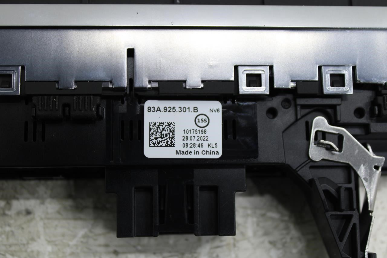 2019-24 Audi Q3 S Line Dash Center Multifunction Control Switch Block 83A925301B - Alshned Auto Parts