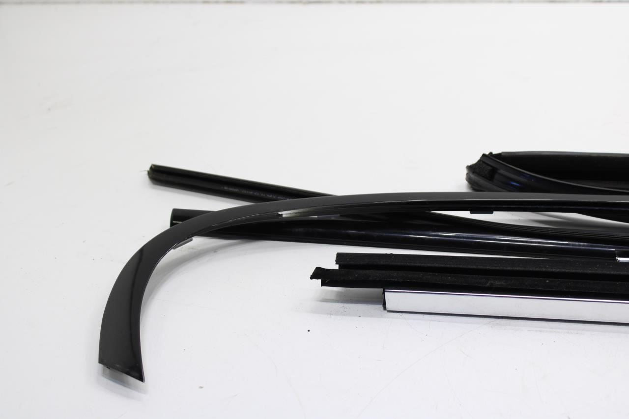 10-15 BMW 750i xDrive Rear RH Door Run Channel Belt Outer Inner Molding Seal Set - Alshned Auto Parts