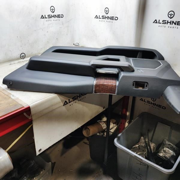 2015 Ford F150 Platinum Front Right Door Trim Panel Ebony FL3B-1823942-LA OEM - Alshned Auto Parts