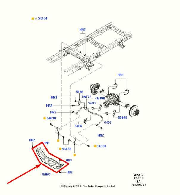 2010-2016 Ford F250 350 450 SD Rear Powertrain Skid Plate BC3Z-7E063-A OEM - Alshned Auto Parts