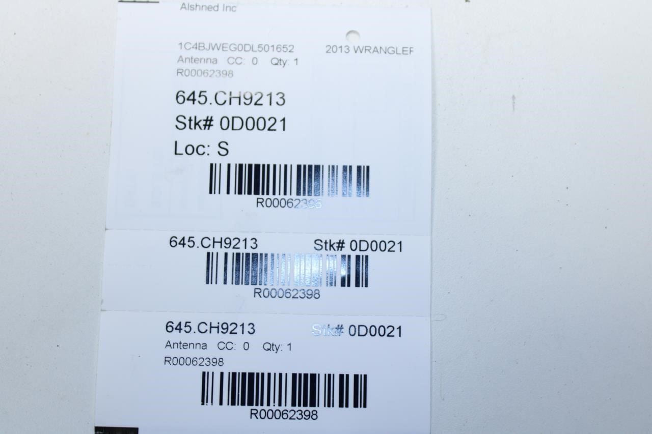 2011-2018 Jeep Wrangler Sahara Roof Satellite Radio Antenna 05064910AA OEM - Alshned Auto Parts