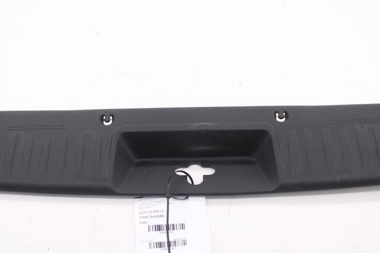 11-20 Dodge Grand Caravan GT Rear Trunk Sill Scuff Kick Plate Trim Finish Panel - Alshned Auto Parts