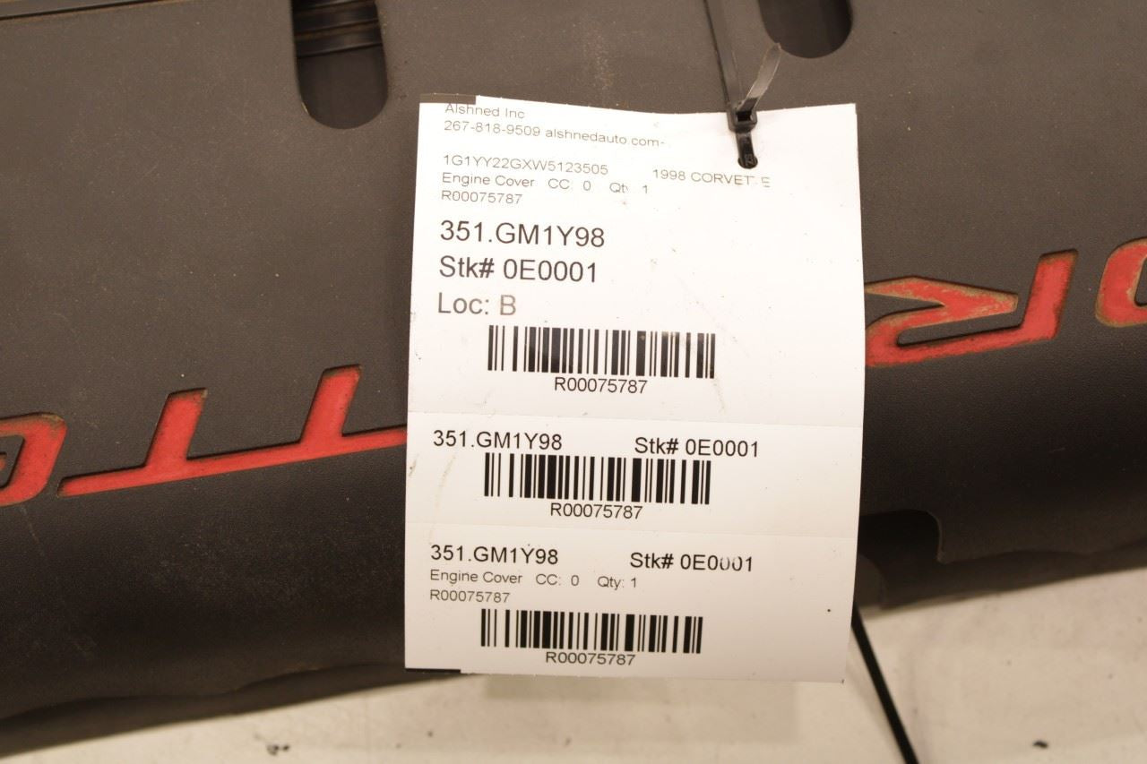 1997-1998 Chevrolet Corvette 5.7L Right and Left Side Engine Appearance Cover - Alshned Auto Parts