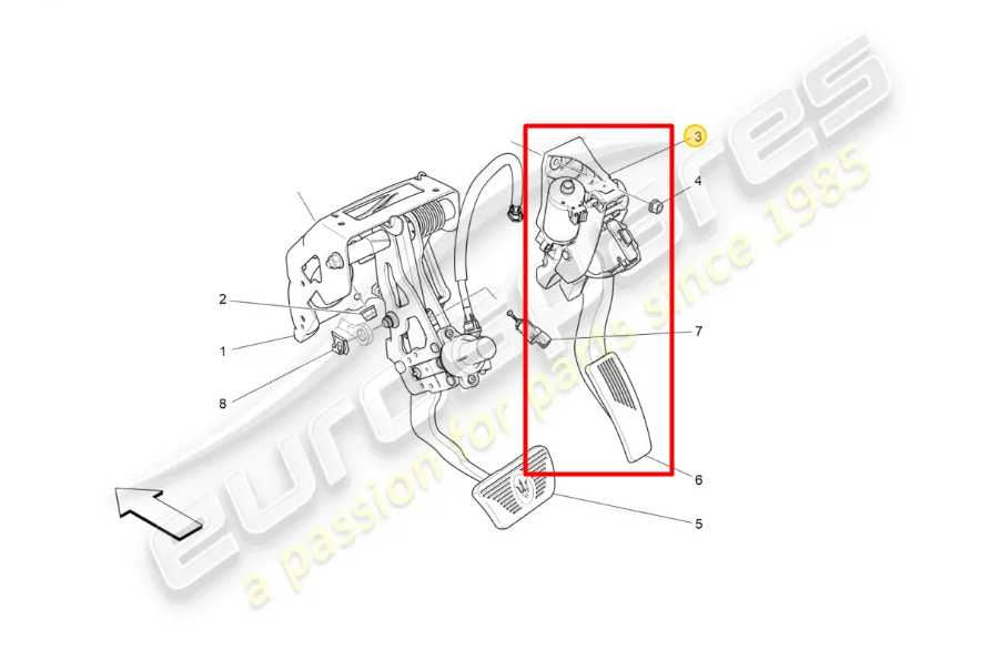 2017-21 Maserati Ghibli 3.0L Accelerator Throttle Gas Pedal Sensor 670034345 OEM - Alshned Auto Parts