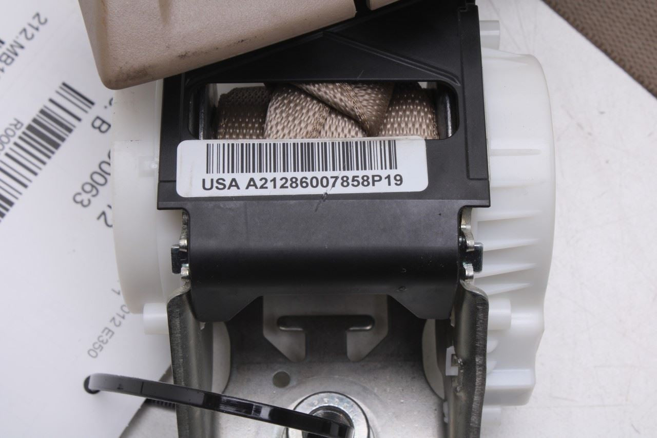 2010-16 Mercedes-Benz E350 Sport 4Matic Rear Center 2nd Row Seat Belt Retractor - Alshned Auto Parts