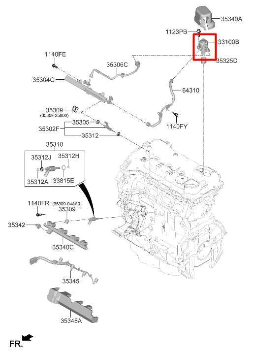 2022-2023 Hyundai Tucson SEL 2.5L AWD Engine High Pressure Fuel Pump 35320-2S000 - Alshned Auto Parts