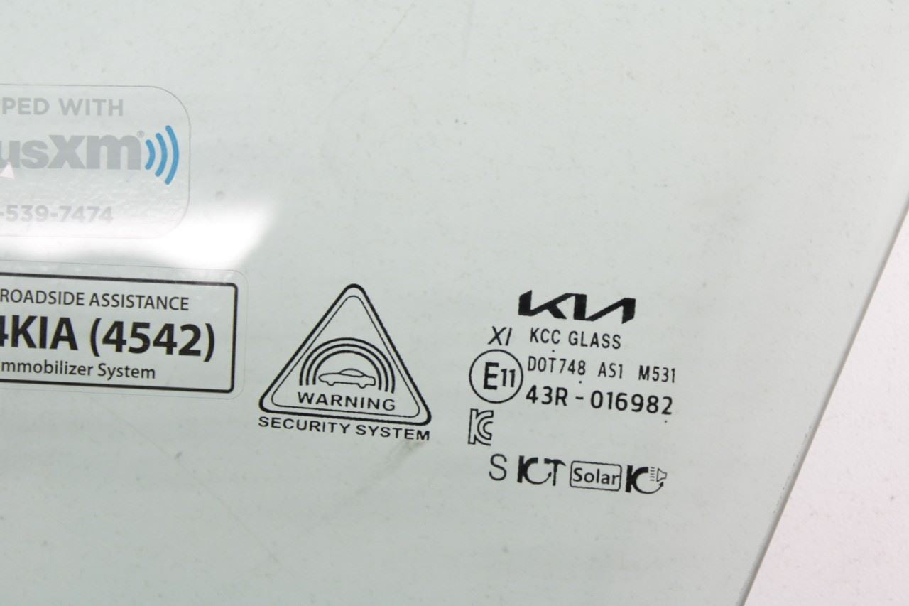 21-2024 Kia K5 GT-Line Front Left Driver Side Door Window Glass 82411-L3500 OEM - Alshned Auto Parts
